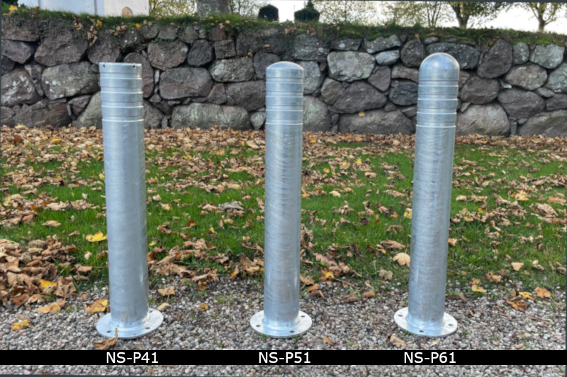 Pullerter med forskellige toppe