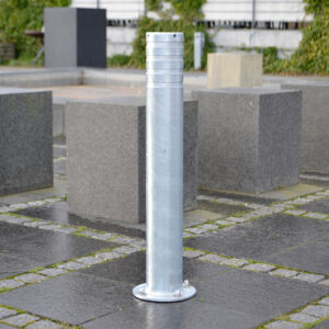 Pullert i stål med flad top