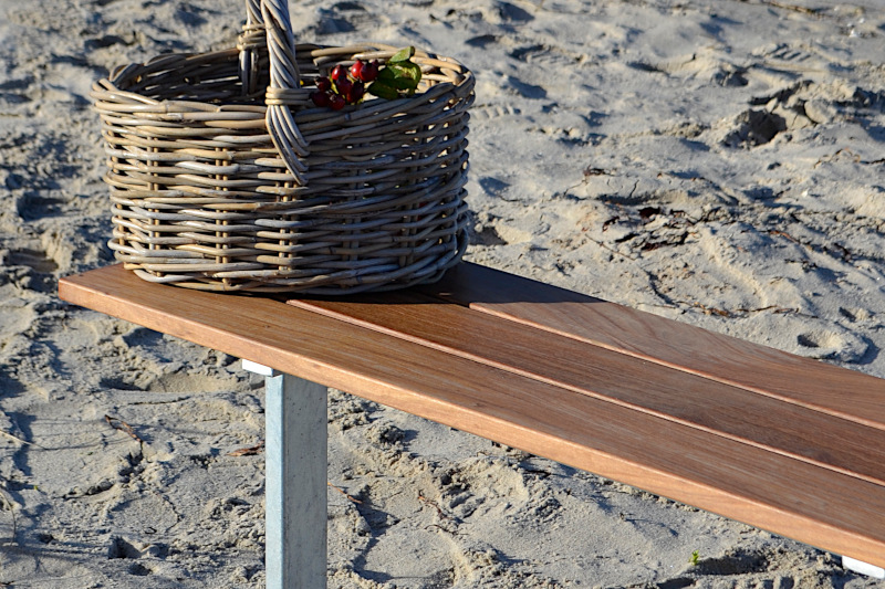 Varmgalvaniseret plint med planker