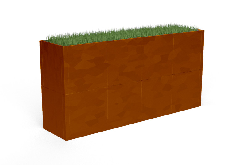 Plantekasse i corten