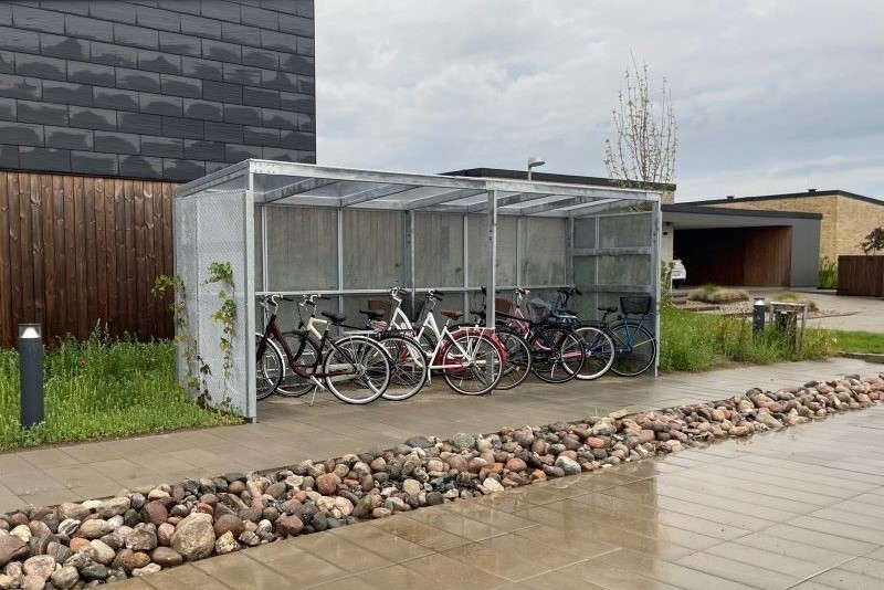 Overdækning i galvaniseret stål