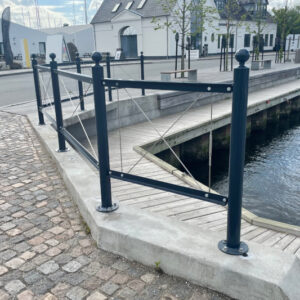 Hegn i varmgalvaniseret stål