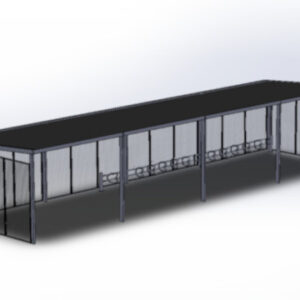 Cykeloverdækning i vedligeholdelsesfrit stål