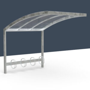 Cykeloverdækning i vedligeholdelsesfrit stål