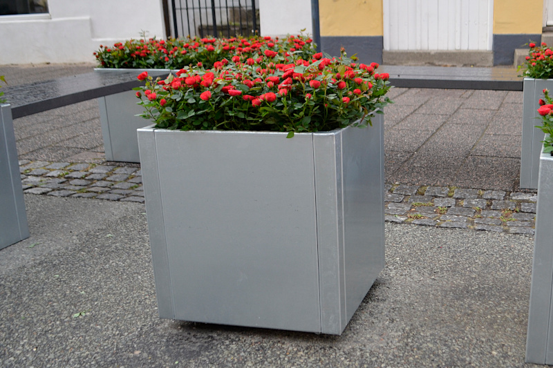 Højbed i varmgalvaniseret stål