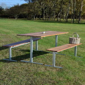 Bordbænkesæt til fritstående fra Nordfyns Svejser