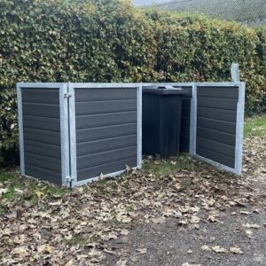 Renovationsskjuler med låge