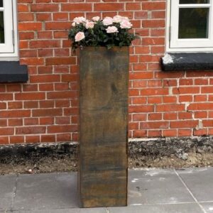 Blomsterkrukke cortenstål