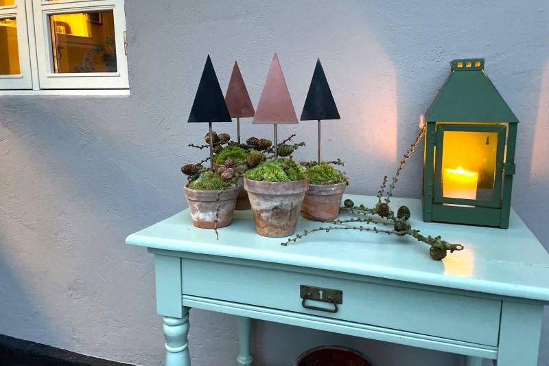 Juletræer i jern (små)