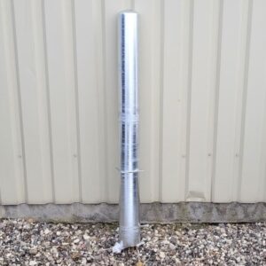 Aftagelig pullert med trekantslås