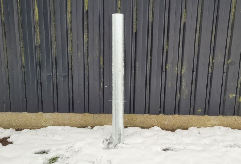 Aftagelig pullert i stål